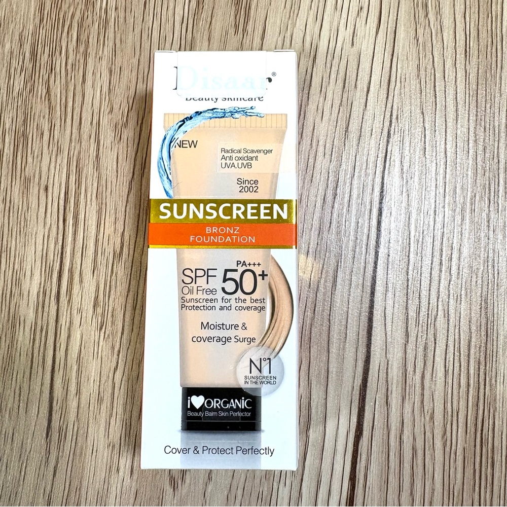 Sunscreen SPF 50+ with Bronze Foundation
